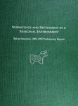 Subsistence and settlement in a marginal environment: Tell es-Sweyhat, 1989-1995 preliminary report by Richard L. Zettler