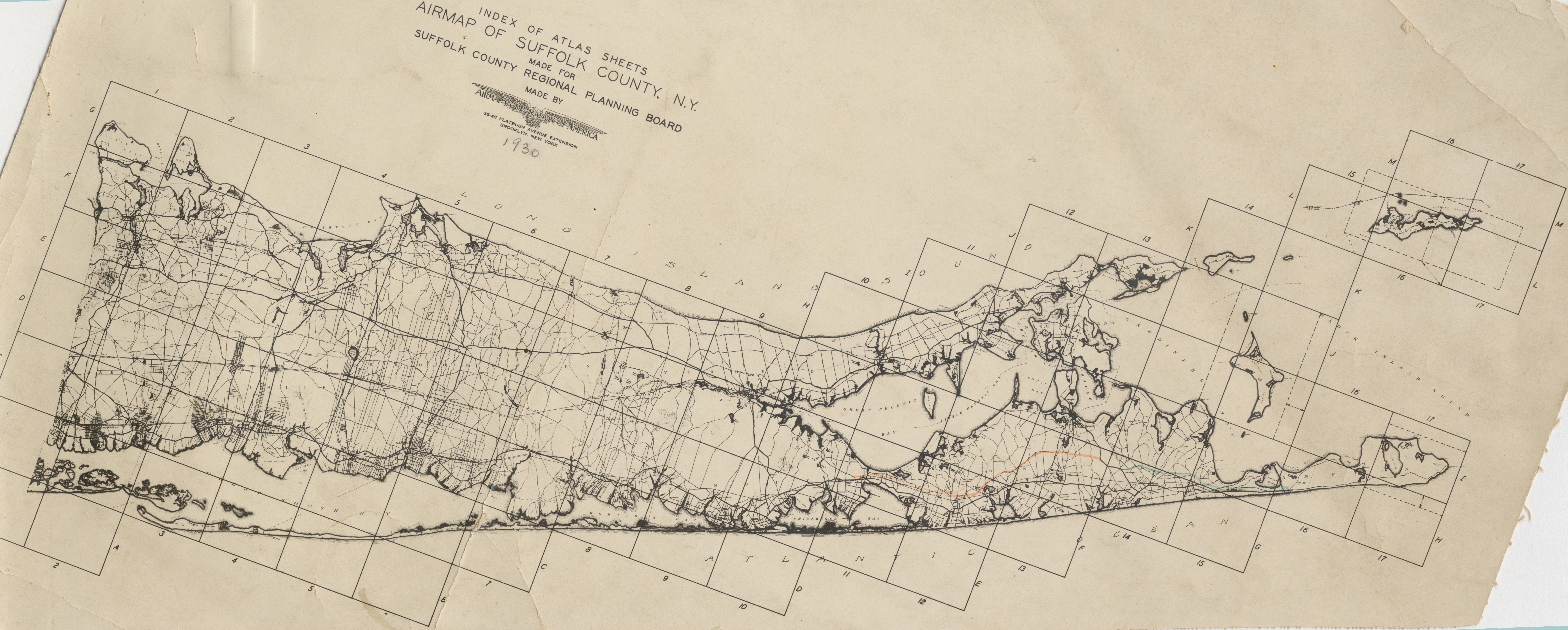 Long Island Black and White Aerial Photographs Collection