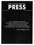 Stony Brook Press, v. 32, n. 07 by Stony Brook University. Stony Brook Press.