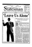 The Statesman, v. 36, i. 55 by State University of New York at Stony Brook