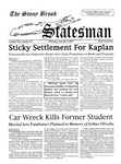 The Statesman, v. 41, i. 10 by State University of New York at Stony Brook