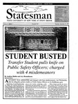 The Statesman, v. 37, i. 07 by State University of New York at Stony Brook