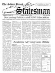 The Statesman, v. 40, i. 12 by State University of New York at Stony Brook