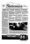 The Statesman, v. 34, i. 14 by State University of New York at Stony Brook