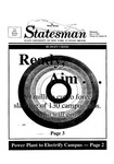 The Statesman, v. 34, i. 60 by State University of New York at Stony Brook