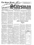 The Statesman, v. 40, i. 10 by State University of New York at Stony Brook