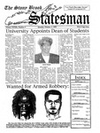 The Statesman, v. 39, i. 09 by State University of New York at Stony Brook