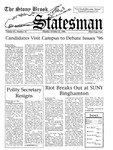 The Statesman, v. 40, i. 14 by State University of New York at Stony Brook