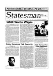 The Statesman, v. 32, i. 15 by State University of New York at Stony Brook