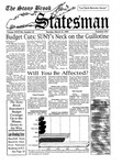 The Statesman, v. 38, i. 43 by State University of New York at Stony Brook