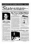 The Statesman, v. 32, i. 23 by State University of New York at Stony Brook