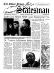 The Statesman, v. 38, i. 20 by State University of New York at Stony Brook