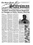 The Statesman, v. 38, i. 14 by State University of New York at Stony Brook