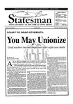 The Statesman, v. 36, i. 03 by State University of New York at Stony Brook