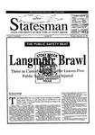 The Statesman, v. 35, i. 07 by State University of New York at Stony Brook