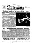 The Statesman, v. 34, i. 05 by State University of New York at Stony Brook