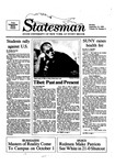 The Statesman, v. 34, i. 06 by State University of New York at Stony Brook