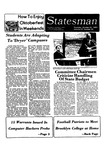 The Statesman, v. 27, i. 20 by State University of New York at Stony Brook