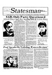 The Statesman, v. 28, i. 56 by State University of New York at Stony Brook