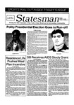 The Statesman, v. 31, i. 12 by State University of New York at Stony Brook