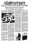 The Statesman, v. 12, i. 12 by State University of New York at Stony Brook