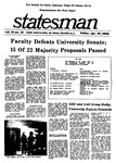 The Statesman, v. 12, i. 47 by State University of New York at Stony Brook