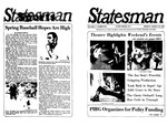 The Statesman, v. 17, i. 63 by State University of New York at Stony Brook