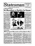 The Statesman, v. 20, i. 02 by State University of New York at Stony Brook