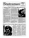 The Statesman, v. 20, i. 07 by State University of New York at Stony Brook