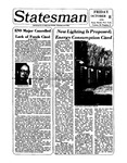 The Statesman, v. 20, i. 09 by State University of New York at Stony Brook