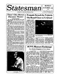 The Statesman, v. 20, i. 10 by State University of New York at Stony Brook