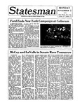 The Statesman, v. 20, i. 19 by State University of New York at Stony Brook