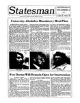 The Statesman, v. 20, i. 29 by State University of New York at Stony Brook