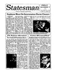 The Statesman, v. 20, i. 30 by State University of New York at Stony Brook