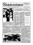 The Statesman, v. 21, i. 06 by State University of New York at Stony Brook