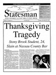 The Statesman, v. 37, i. 25 by State University of New York at Stony Brook