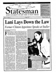 The Statesman, v. 37, i. 10 by State University of New York at Stony Brook