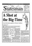 The Statesman, v. 35, i. 27 by State University of New York at Stony Brook