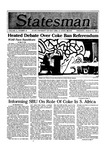 The Statesman, v. 33, i. 42 by State University of New York at Stony Brook