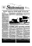 The Statesman, v. 34, i. 08 by State University of New York at Stony Brook