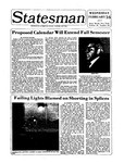 The Statesman, v. 20, i. 44 by State University of New York at Stony Brook