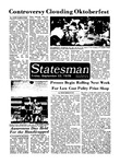 The Statesman, v. 22, i. 09 by State University of New York at Stony Brook